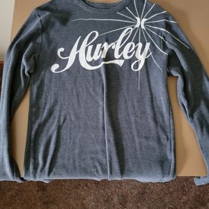 Hurley Long Sleeve Men's Shirt, Large